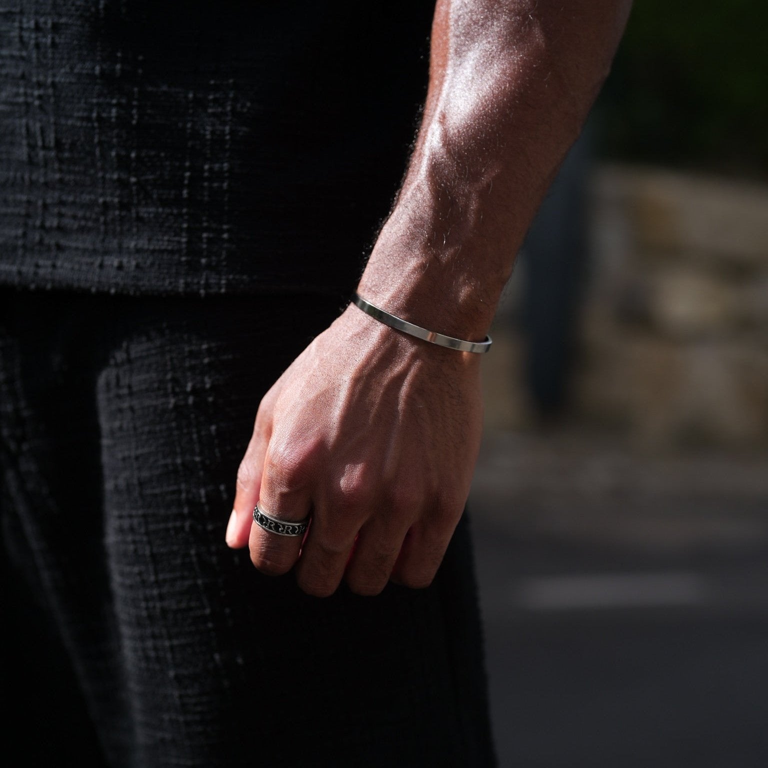Classic Cuff Bracelet (Silver)
