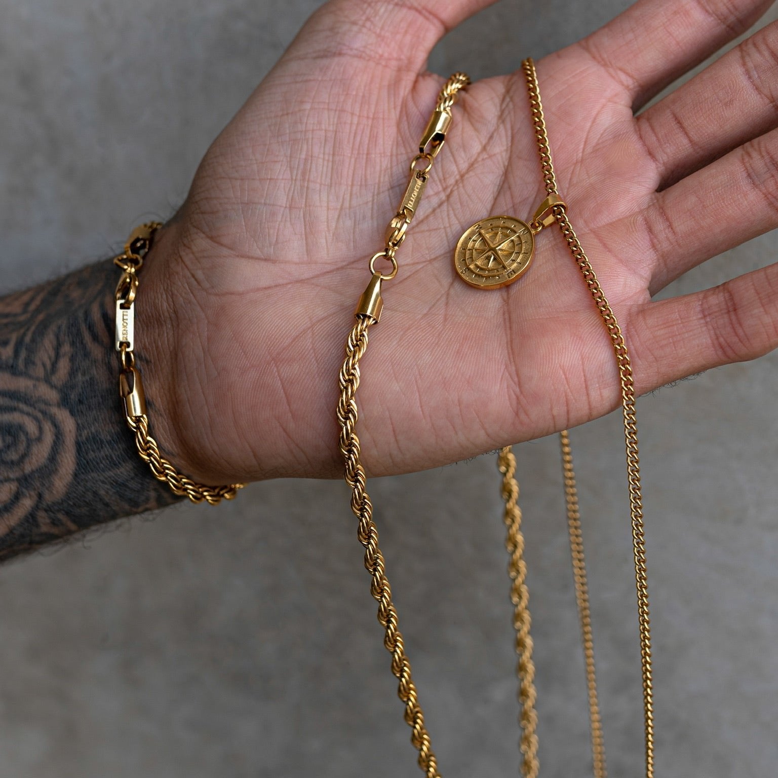 Rope Bracelet (Gold) 5mm