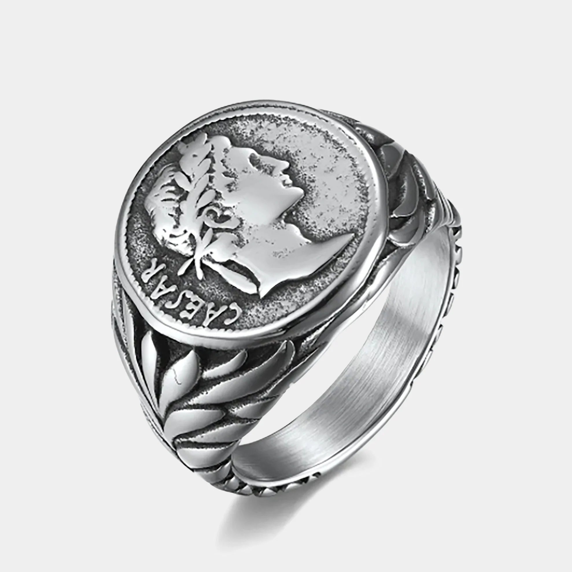 Silver Caeser Ring