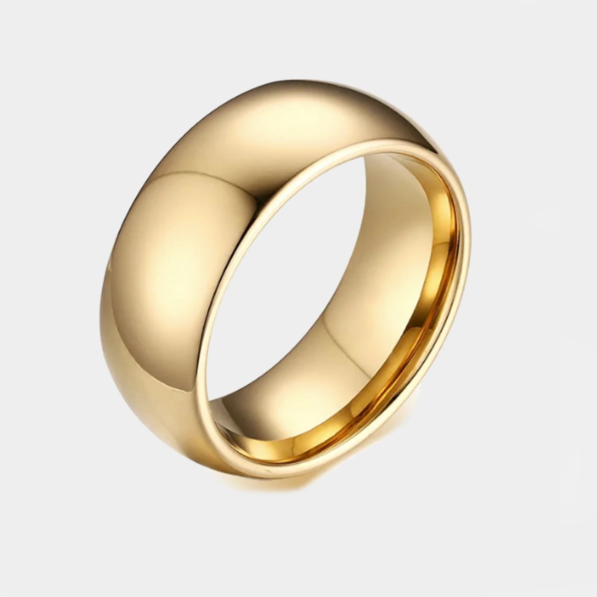 Gold Rounded Band