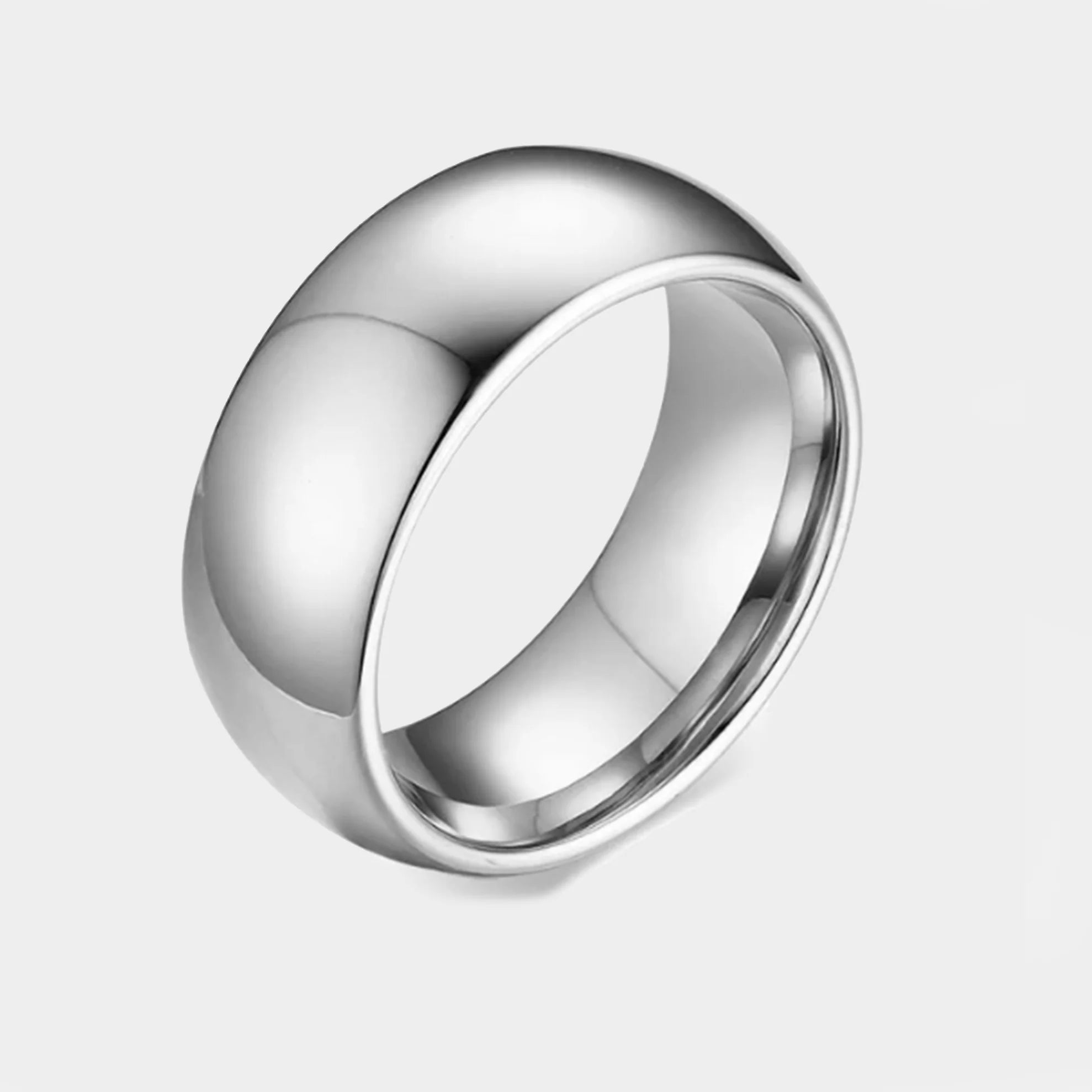 Silver Rounded Band