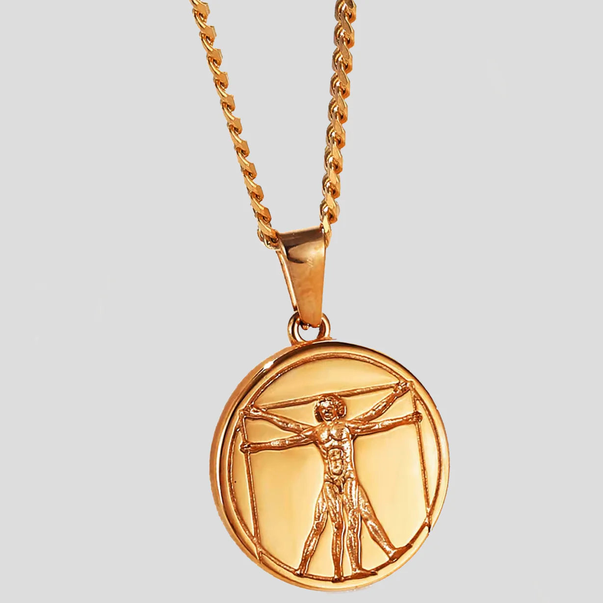 Vitruvian Man (Gold)