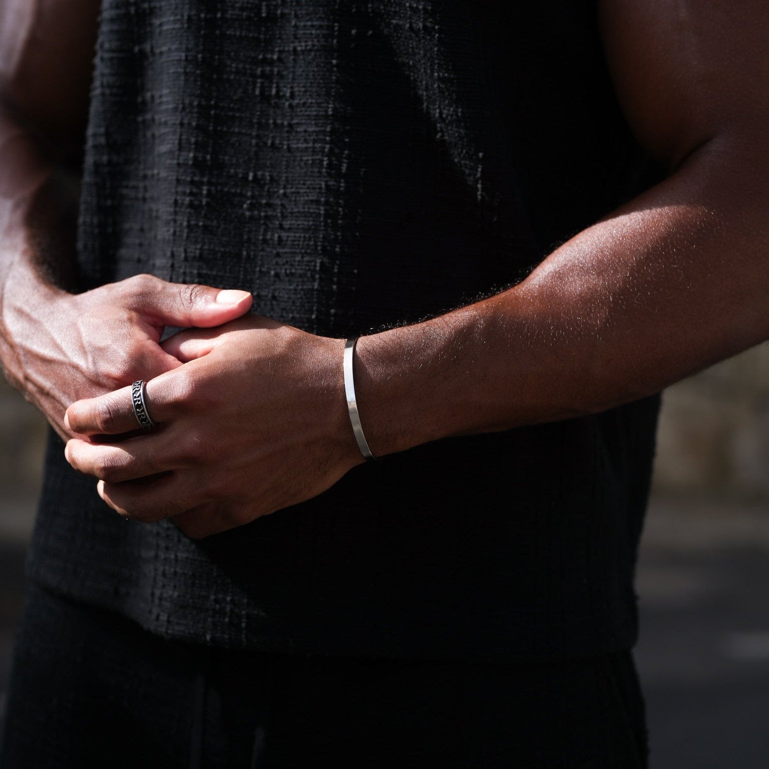 Classic Cuff Bracelet (Silver)