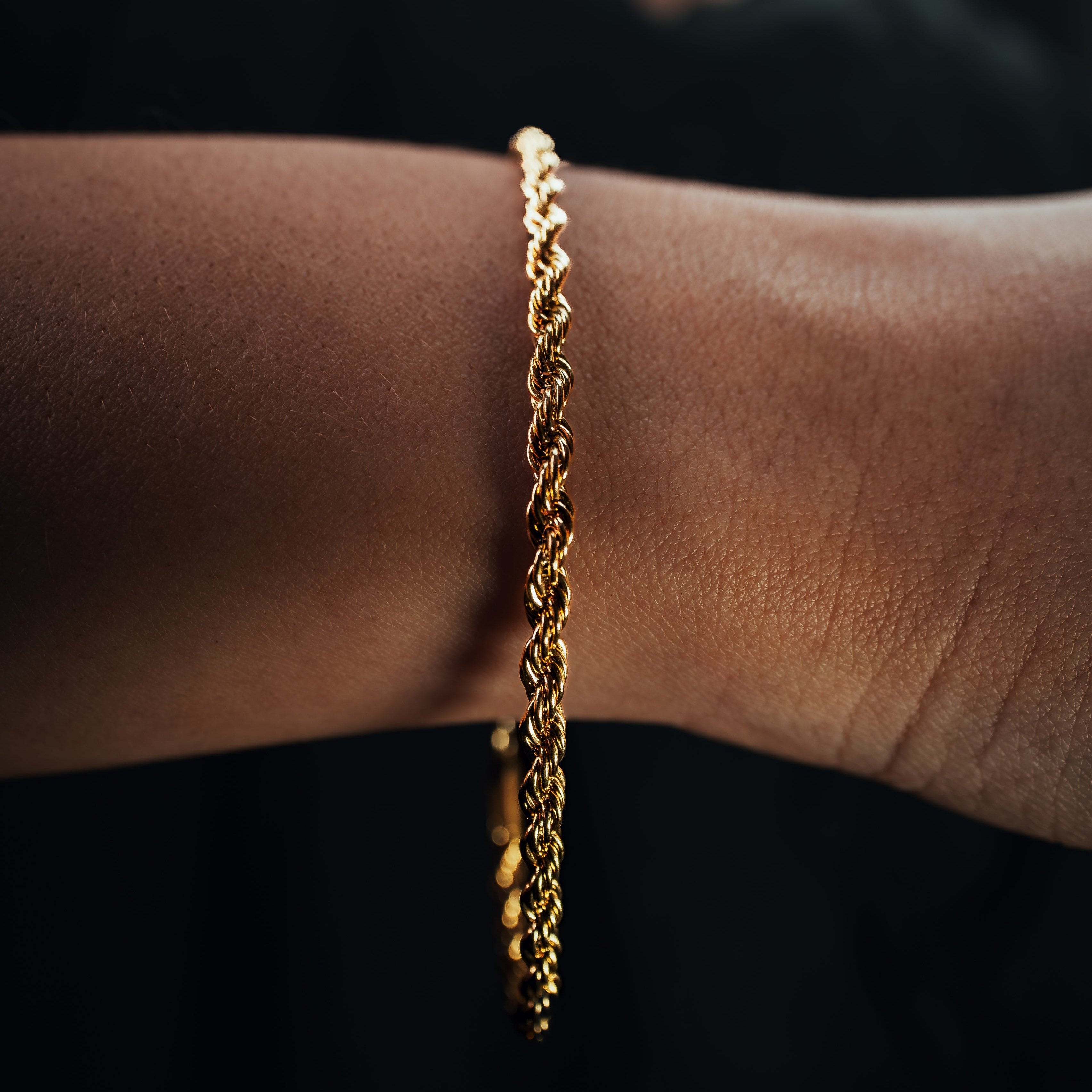 Rope Bracelet (Gold) 3mm