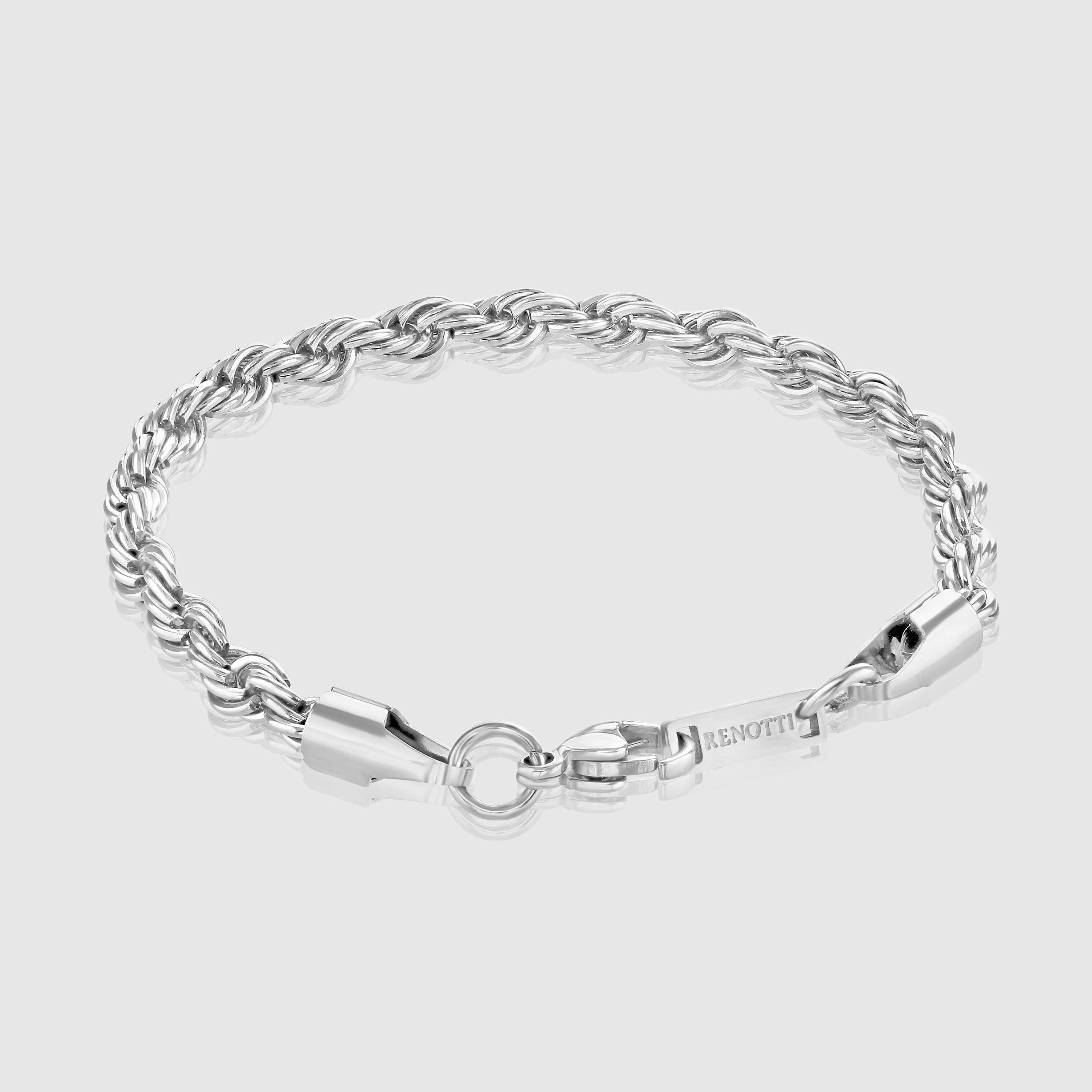 Rope Bracelet (Silver) 5mm