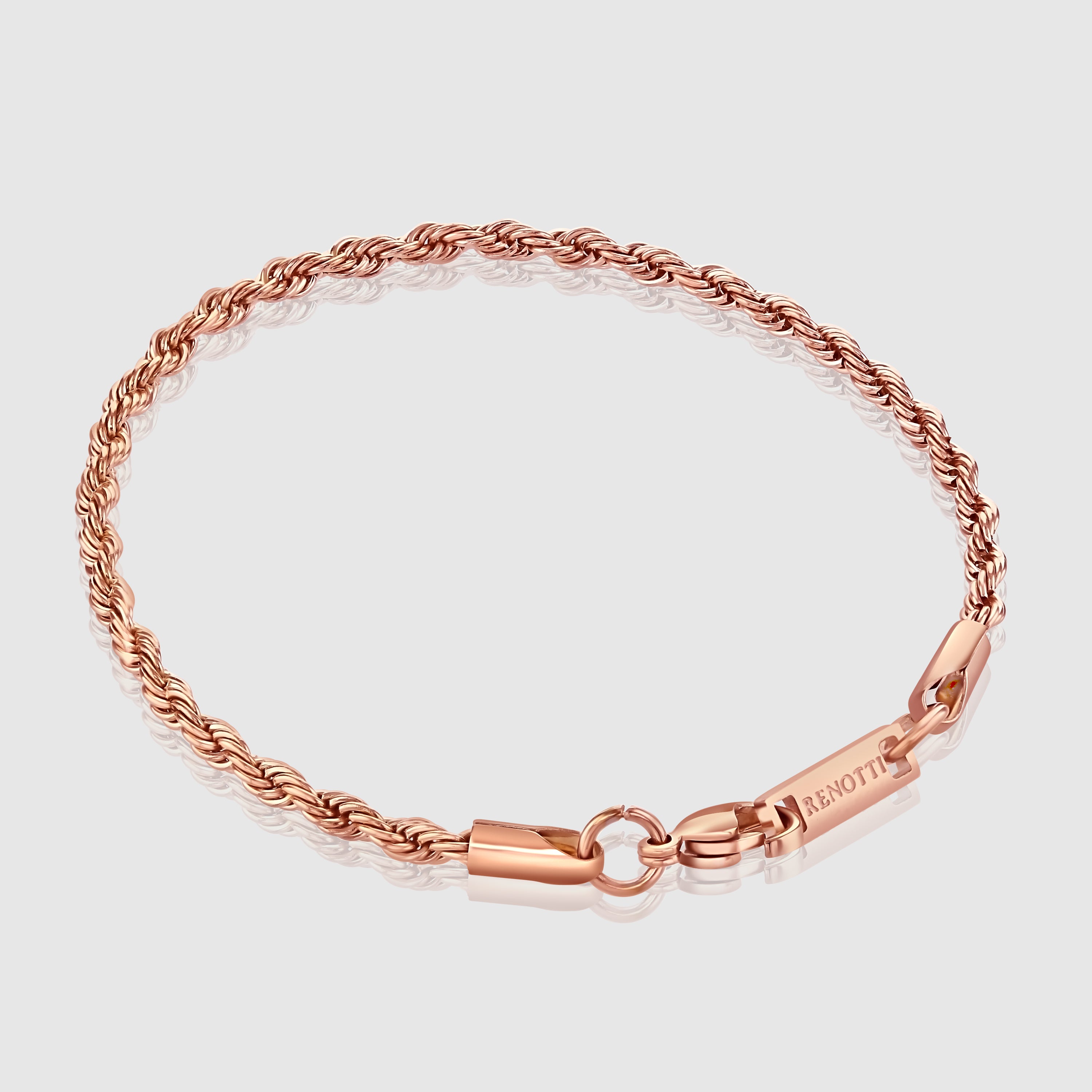 Rope Bracelet (Rose Gold) 3mm