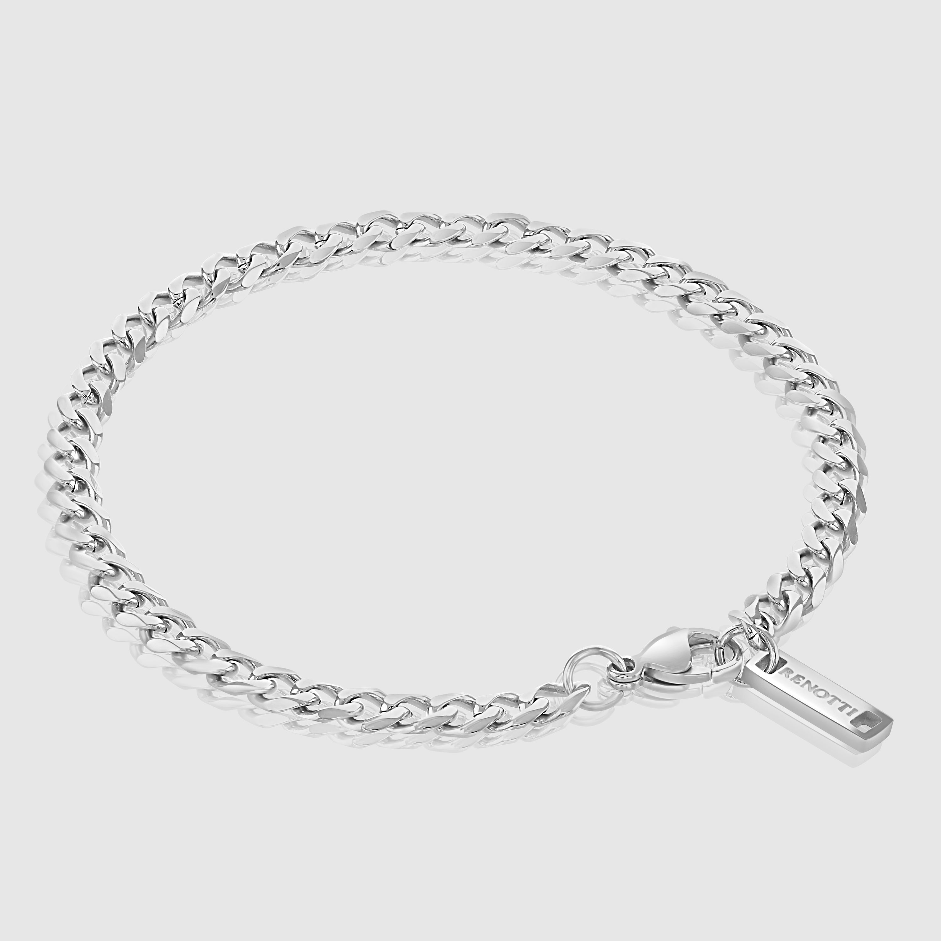 Cuban Bracelet (Silver) 4mm