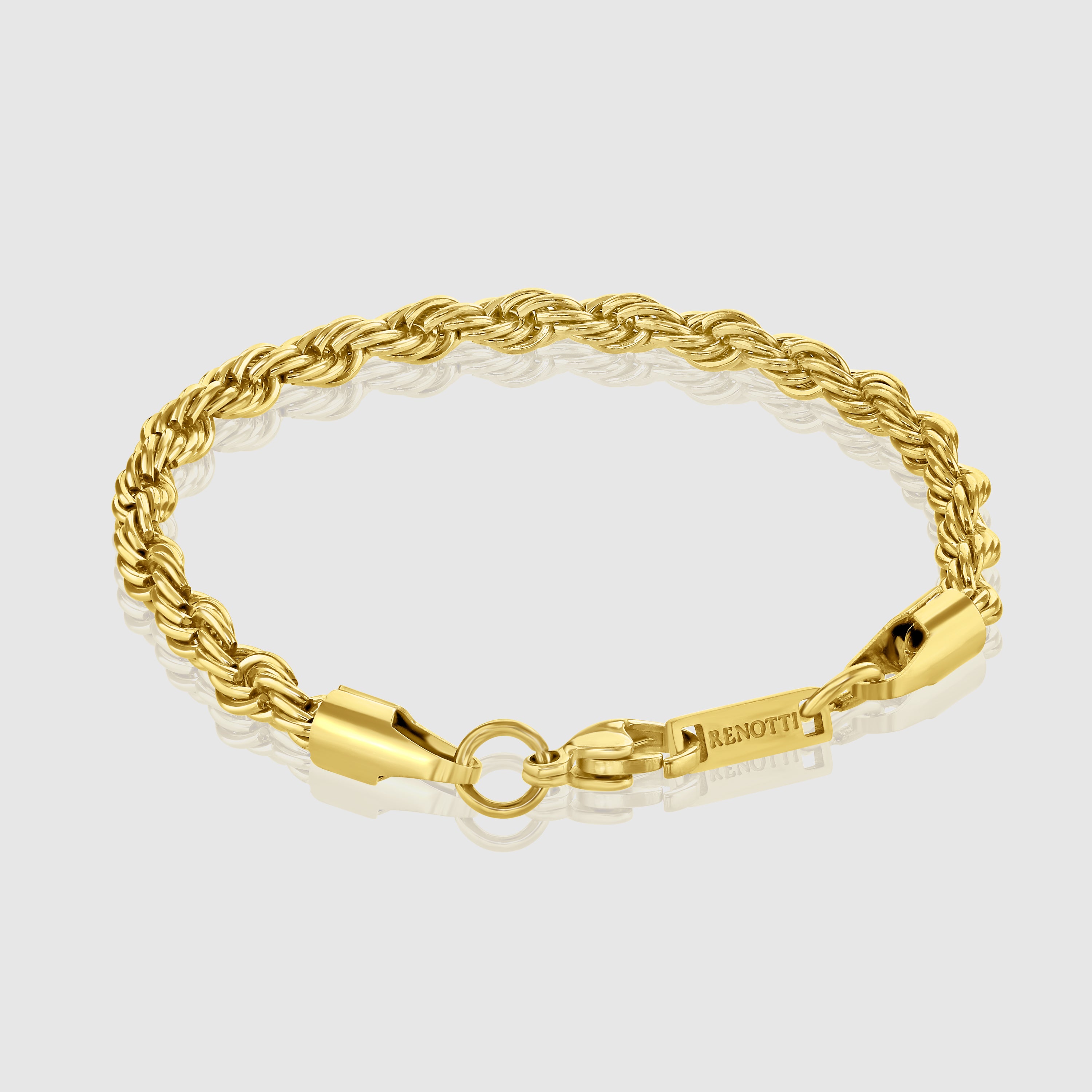 Rope Bracelet (Gold) 5mm